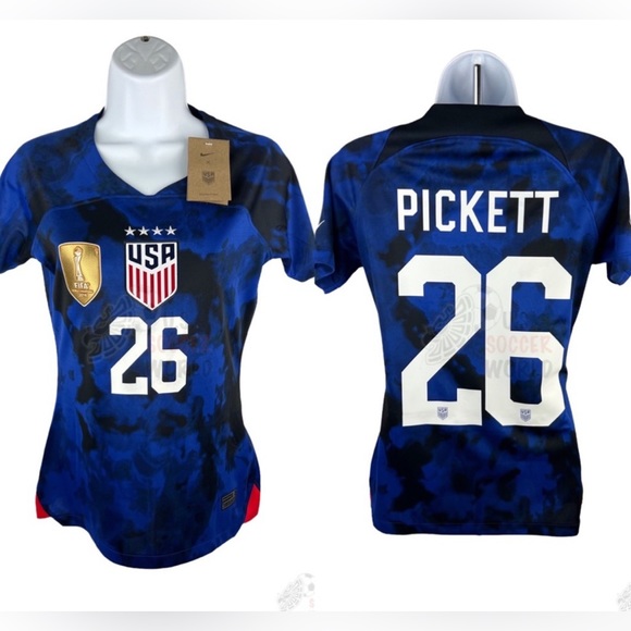 NWT 2022/23 USWNT women’s away jersey Pickett #26 - Picture 1 of 1